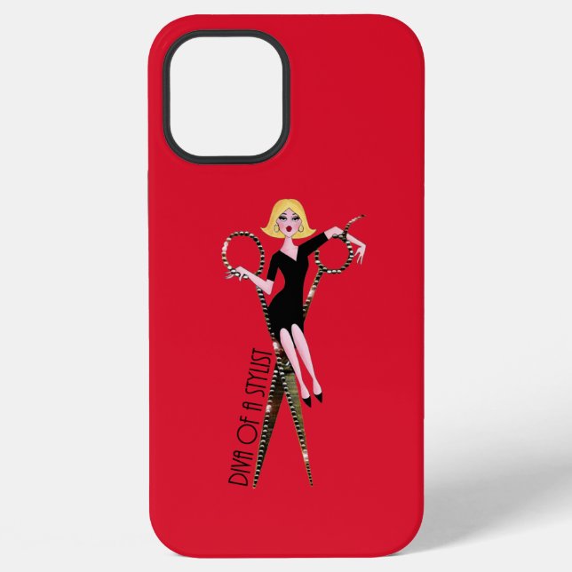 Diva Of A Stylist (Blonde) Diva  Iphone Case (Back)