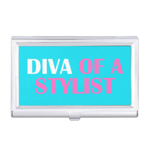 “Diva of a Stylist” Business Card Case