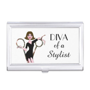 “Diva of a Stylist”  Business Card Case