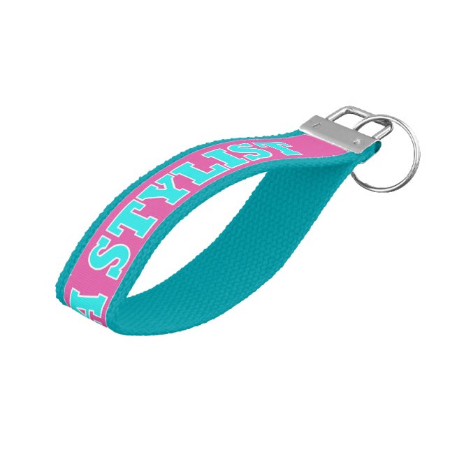 "DIVA OF A STYLIST" WRIST KEYCHAIN (Angled Up)