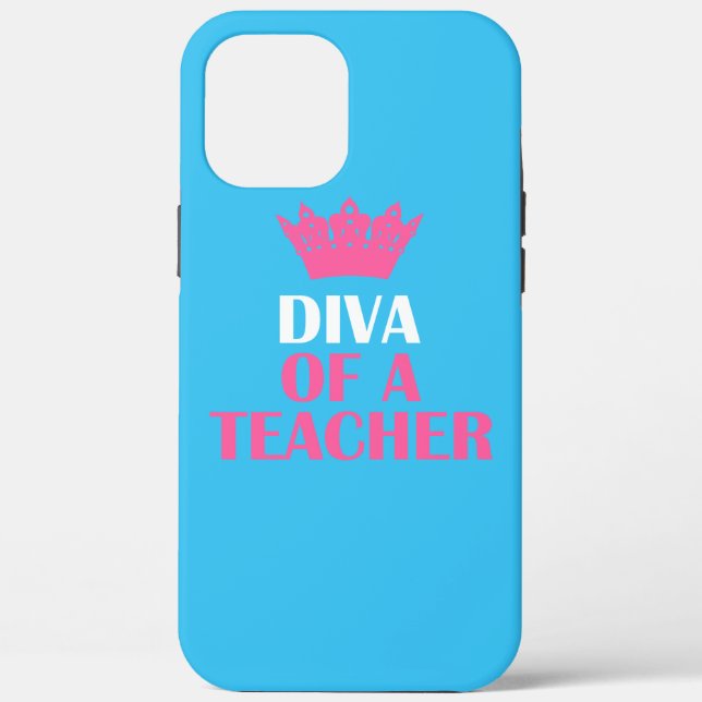 "Diva of a Teacher" Case-Mate iPhone Case (Back)