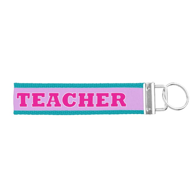 "DIVA OF A TEACHER" WRIST KEYCHAIN (Keys on Right)