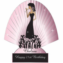 Diva Party Girl Cutout