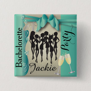 Diva Party Girls Pinback Button