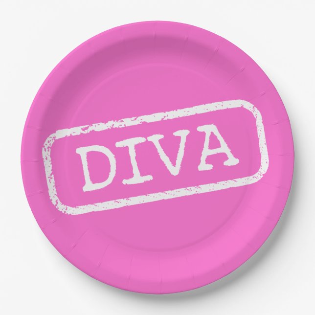 DIVA Party Paper Plates (Front)