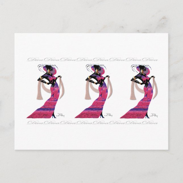 Diva Postcard (Front)