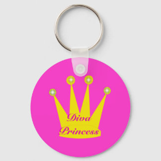 Diva Princess Crown Keychain