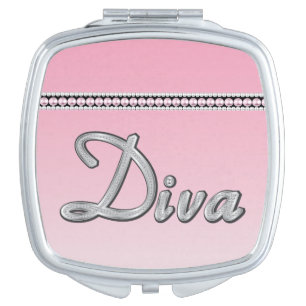 Diva Sparkle Compact Mirror