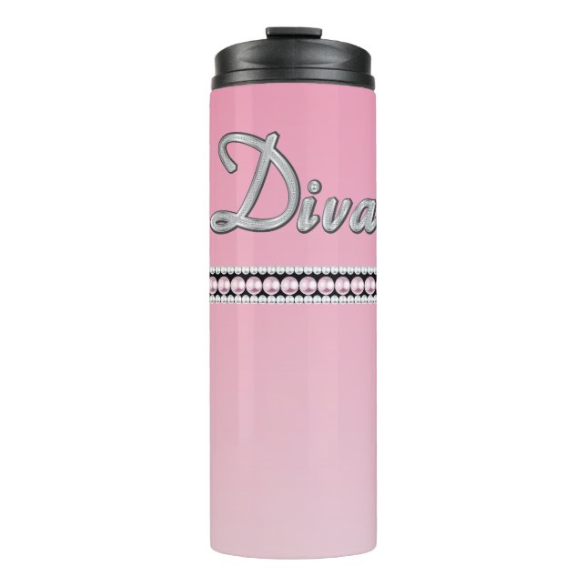 Diva Sparkle Thermal Tumbler (Front)