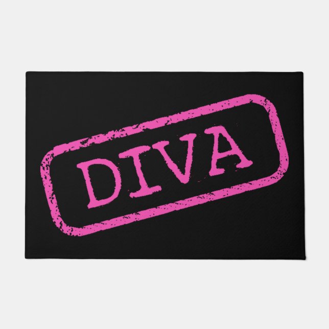 "DIVA Stamped and Approved" Doormat (Front)
