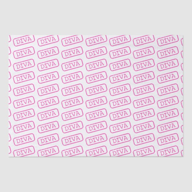 DIVA Stamped Tissue Paper (Front)