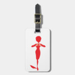 Diva Strong Travel Bag Tag Template at Zazzle