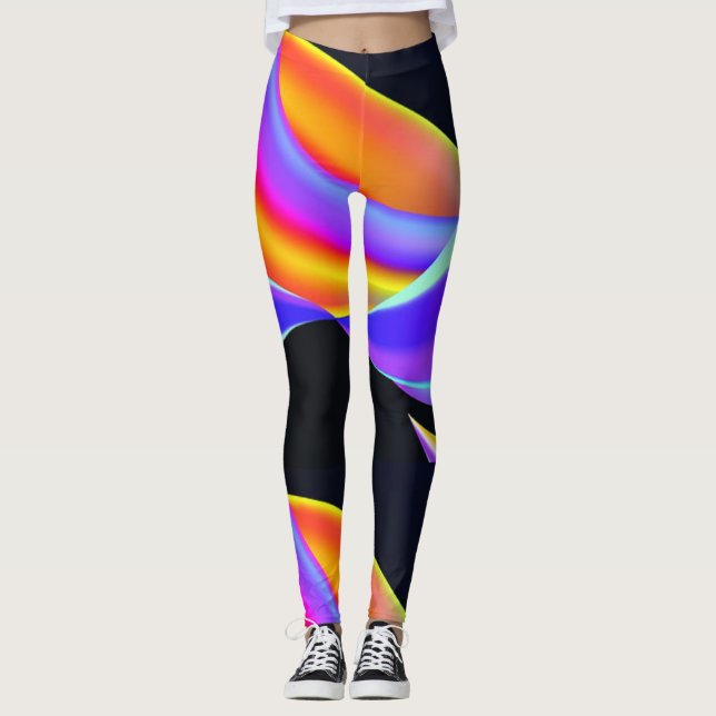 Diva Style Colorful design leggings for women (Front)