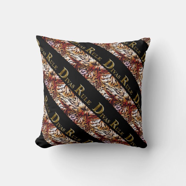 DIVA THROW PILLOW (Front)