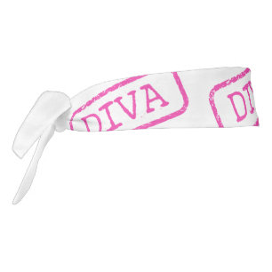 "DIVA" TIE HEADBAND
