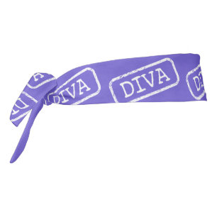 "DIVA" TIE HEADBAND