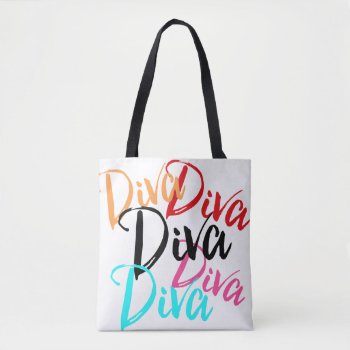 "diva” Tote Bag by LadyDenise at Zazzle