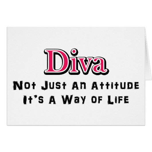 Diva Way of Life Cards (Front Horizontal)