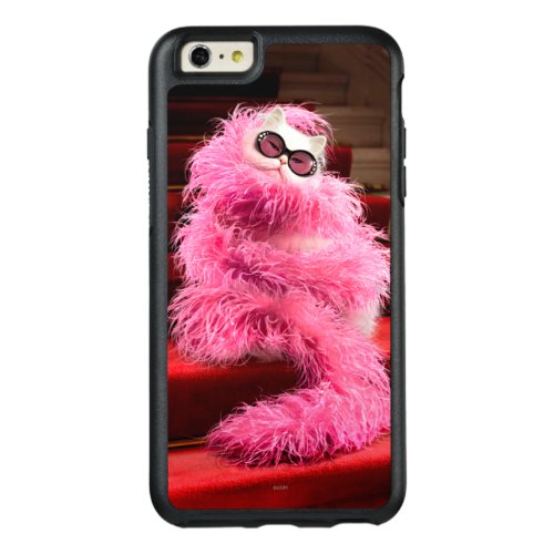 Diva White Cat Wrapped in Pink Boa on Red Carpet OtterBox iPhone 66s Plus Case