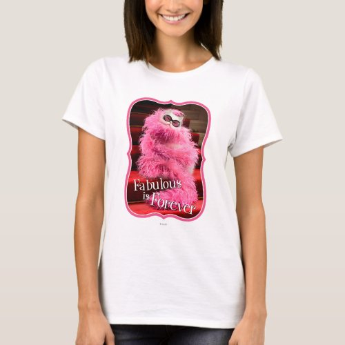 Diva White Cat Wrapped in Pink Boa on Red Carpet T_Shirt