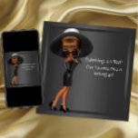 Diva Womans African American Birthday Party Invitation at Zazzle