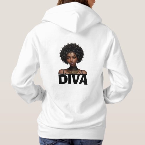 Diva Womens BellaCanvas Jersey V_Neck T_Shirt Hoodie