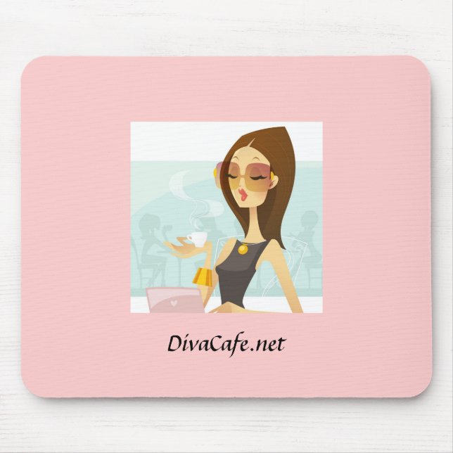 DivaCafe Mouse Pad (Front)