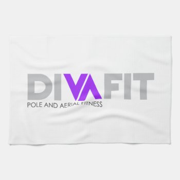 Divafit Towel (light) by DivaFit at Zazzle