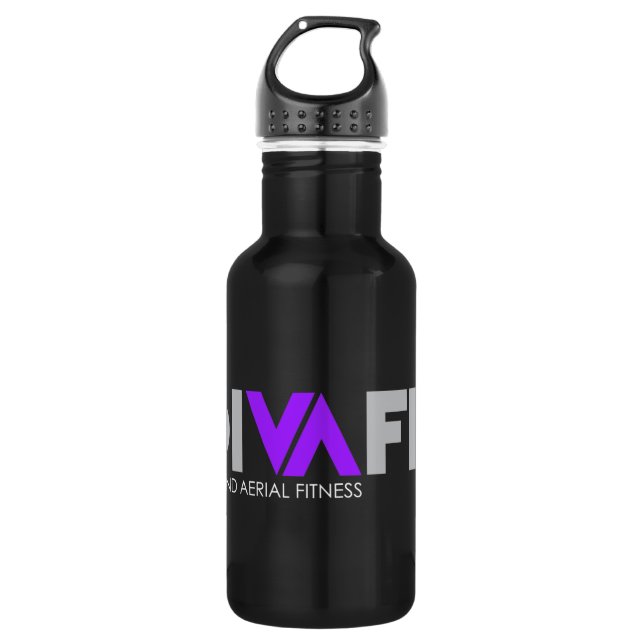 DivaFit Water Bottle (Dark) (Front)