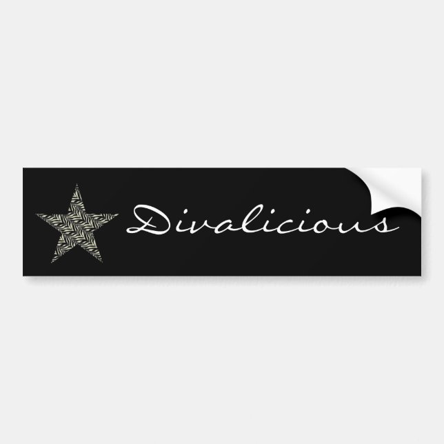 Divalicious Collection Bumper Sticker (Front)