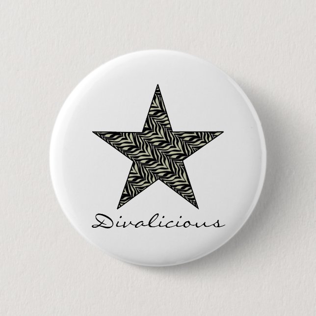 Divalicious Collection Pinback Button (Front)