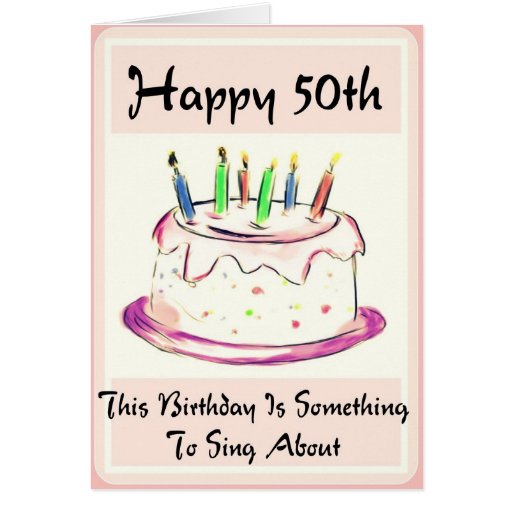 Diva's 50th Birthday Card for Baby Boomers | Zazzle