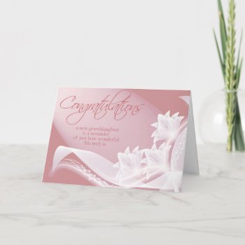 Diva's Congrats On Your New Granddaughter Card by NightSweatsDiva at Zazzle