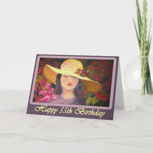 Diva's Happy 55th Birthday Card for Her (Front)