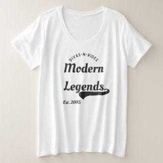 Divas-N-Rides Modern Legends One-Piece Plus Size T-Shirt