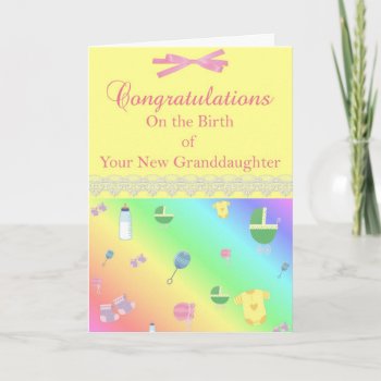Diva's On Your New Granddaughter Card by NightSweatsDiva at Zazzle