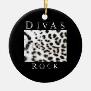 DIVAS ROCK CERAMIC ORNAMENT