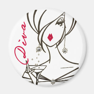 Divas Rule magnet - Customized