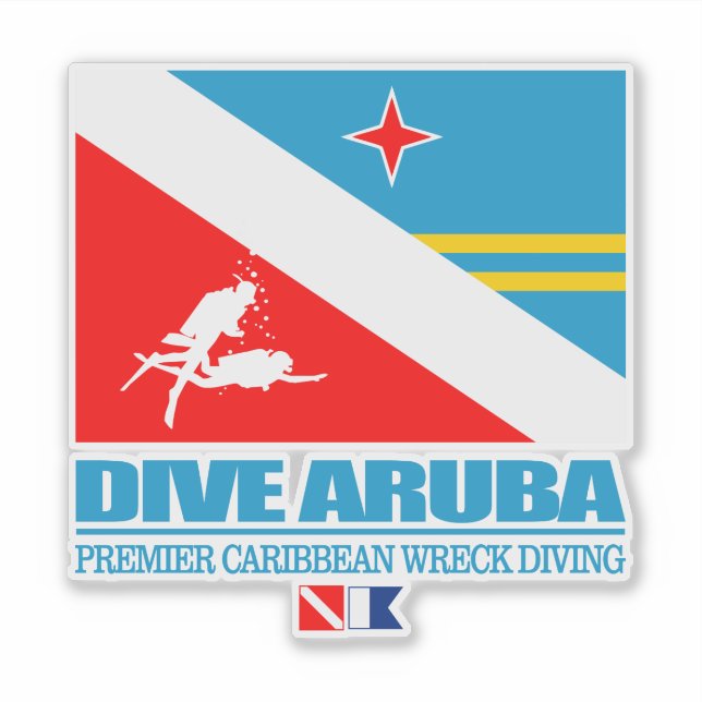 Dive Aruba Sticker (Front)