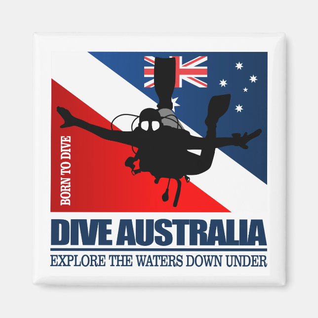 Dive Australia DF2 Magnet (Front)
