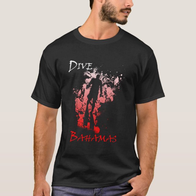 Dive Bahamas Vacation Diving T-Shirt (Front)