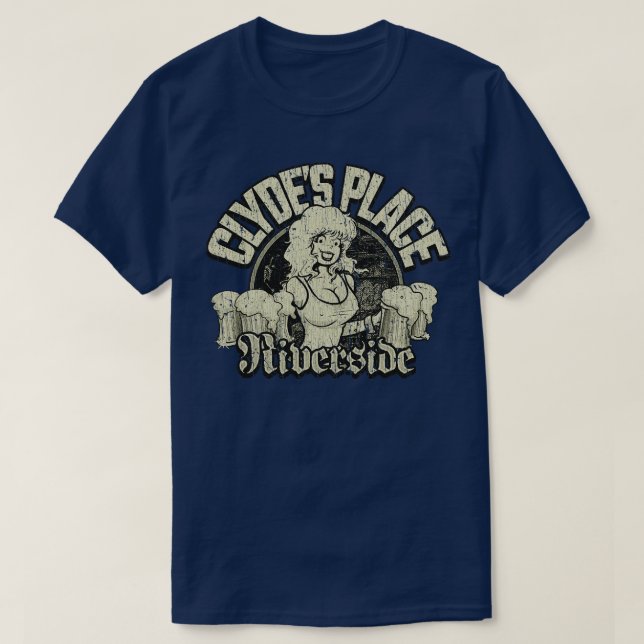 Dive Bar Clydes Place 9 T-Shirt (Design Front)