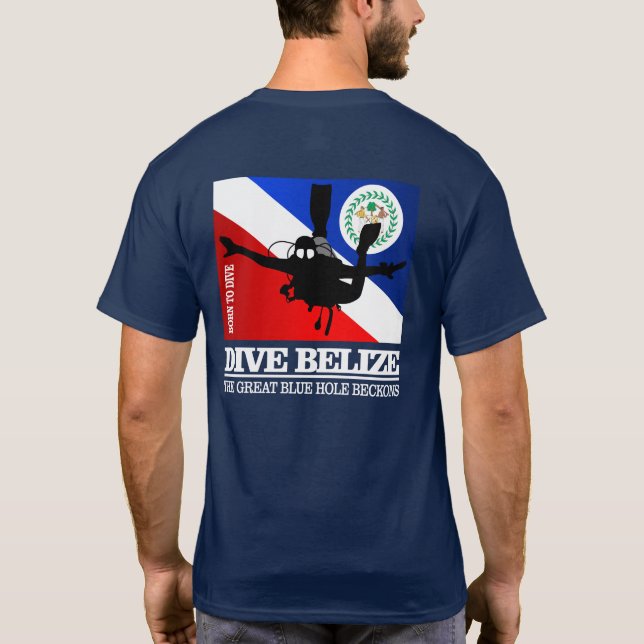 Dive Belize DF2 T-Shirt (Back)