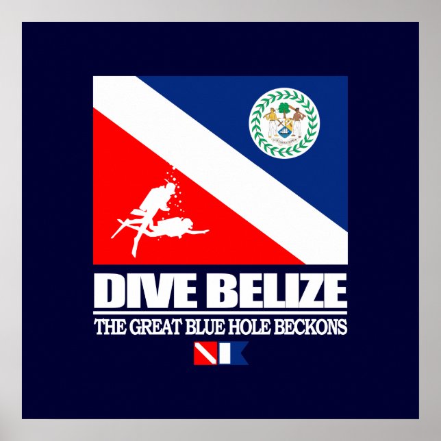 Dive Belize Poster (Front)