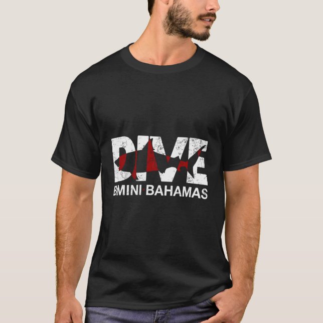 Dive Bimini Bahamas Scuba Diving T-Shirt (Front)