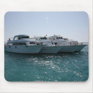Dive Boats Mouse Pad