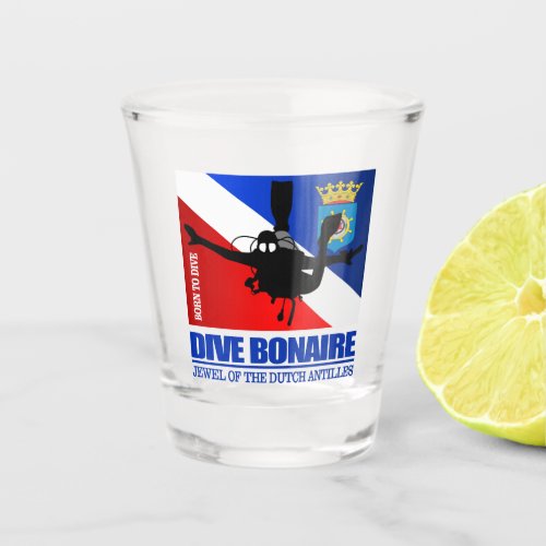 Dive Bonaire DF2 Shot Glass