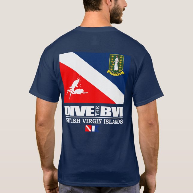 Dive BVI (sq) T-Shirt (Back)