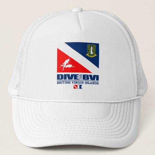 Dive BVI sq Trucker Hat