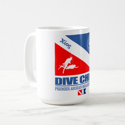 Dive Chios sq Coffee Mug